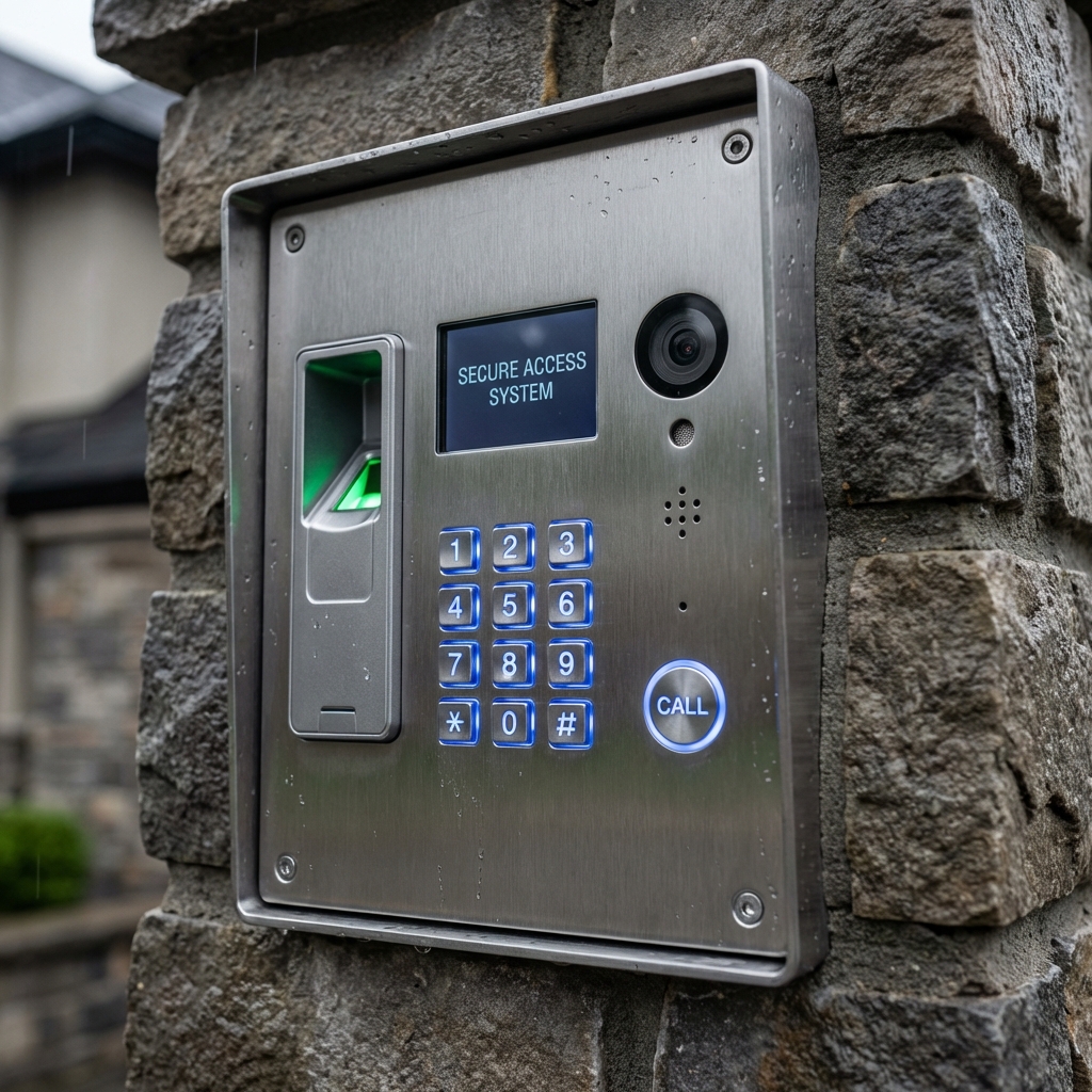 Automatic gate opener installation